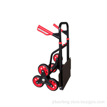 heavy duty steel foldable climb stairs trolley